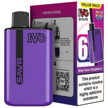 IVG Savr Blue Sour Raspberry Vape Kit 