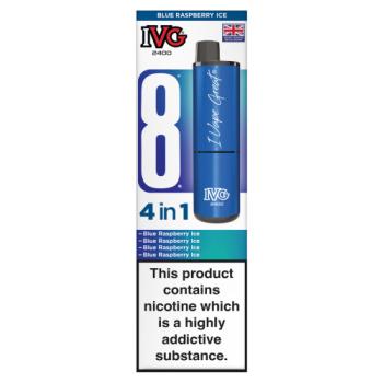IVG 2400 4 in 1 Blue Raspberry Ice 20mg/ml