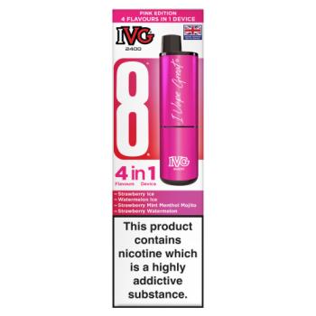 IVG 2400 4 Flavours in 1 Device Pink Edition
