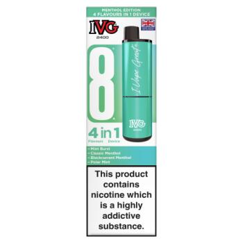 IVG 2400 4 Flavours in 1 Device Menthol Edition 20mg/ml