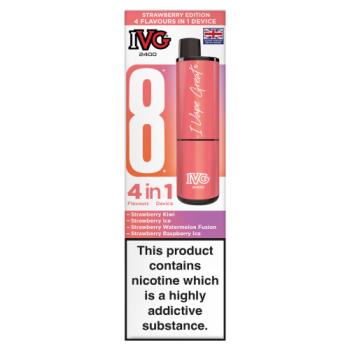IVG 2400 4 Flavours in 1 Device Strawberry Edition 20mg/ml