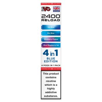 IVG 2400 Reload 4 in 1 Blue Edition