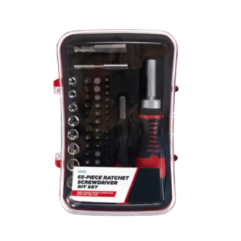 ASDA Screwdriver Set Ratchet 65 pieces