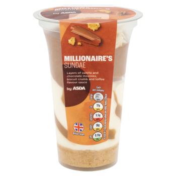 Asda Millionaire's Sundae 125g