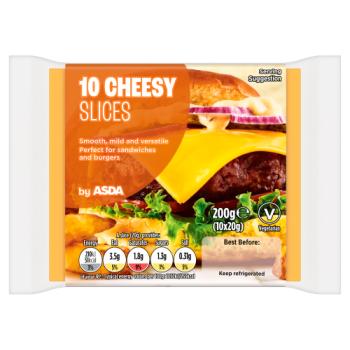 ASDA Cheesy Slices 10 x 20g (200g)