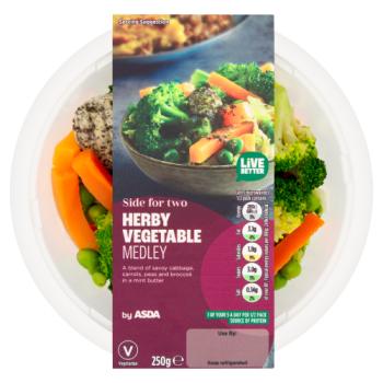 ASDA Side for Two Herby Vegetable Medley 250g
