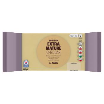 Asda Scottish Extra Mature Cheddar 400g
