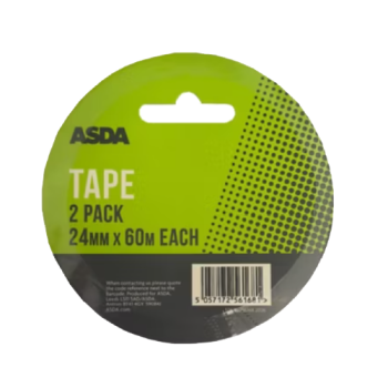 ASDA Parcel Tape 2pk