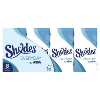 Shades by ASDA Everyday 8 Pocket Packs