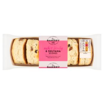 The Bakery at ASDA 6 Sultana Scones