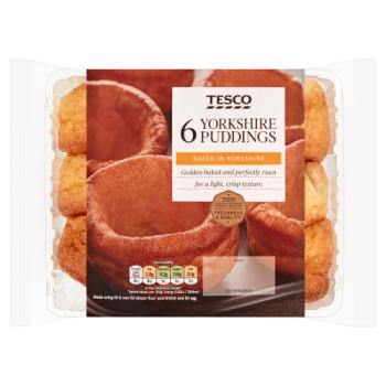 Tesco 6 Yorkshire Pudding 180g