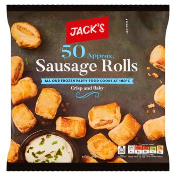 Jack's 50 Sausage Rolls 800g