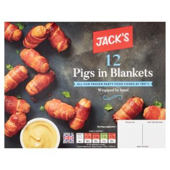 Jack's 12 Pigs in Blankets 240g