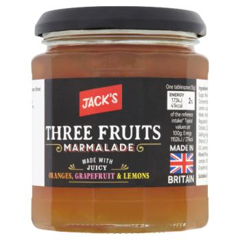 Jack's Three Fruits Marmalade 340g