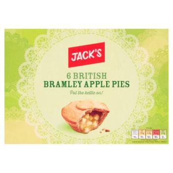 Jack 6 British Bramley Apple Pies