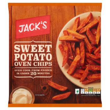 Jack's Sweet Potato Oven Chips 500g