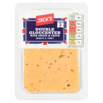 Jack's Double Gloucester with Onion & Chive 200g