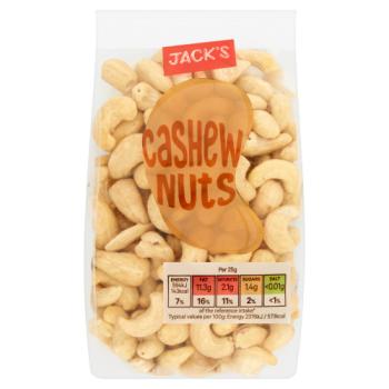 Jack's Cashew Nuts 250g