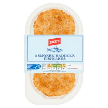 Jack's 2 Smoked Haddock Fishcakes 270g