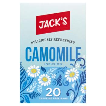 Jack's Camomile Infusion 20 Caffeine Free Bags 30g