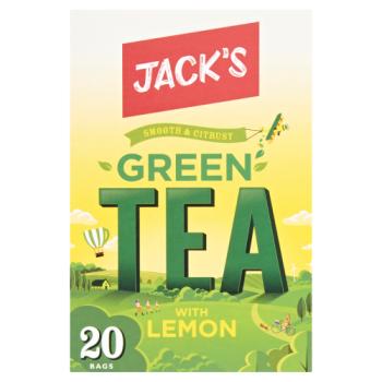 Jack's Green Tea with Lemon 20 Bags 50g