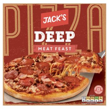 Jack's Deep Meat Feast Pizza 386g