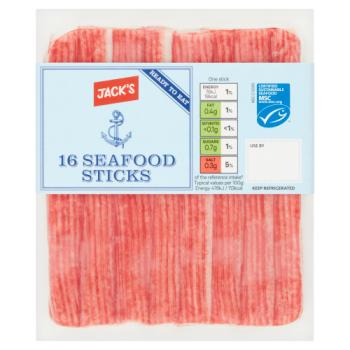 Jack's 16 Seafood Sticks 250g