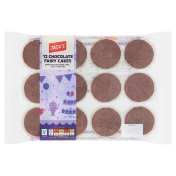 Jack's 12 Chocolate Fairy Cakes