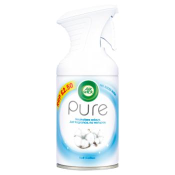 Air Wick Pure Soft Cotton Air Freshener 250ml