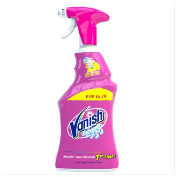 Vanish Oxi Action Fabric Stain Remover Spray 500ml 