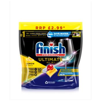 Finish Ultimate All In 1 Dishwasher Tablets Lemon 10pk