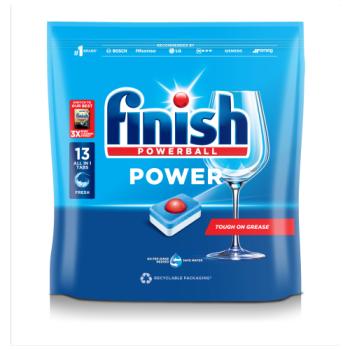 Finish Power All In One Regular Dishwasher Tablets - 13 Tabs