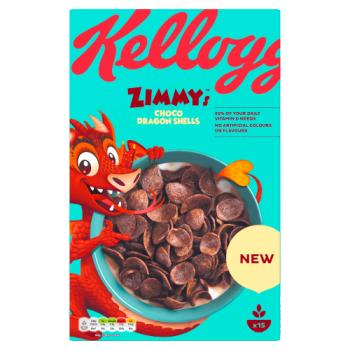 Kellogg's Zimmy's Choco Dragon Shells Cereal 450g