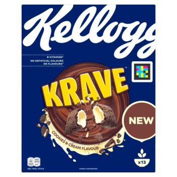 Kellogg's Krave Cookies & Cream Flavour 410g