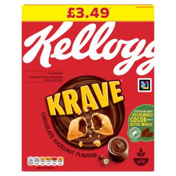 Kellogg's Chocolate Hazelnut Flavour Krave 410g
