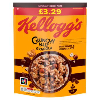 Kellogg's Hazelnut & Chocolate Crunchy Nut Granola 380g