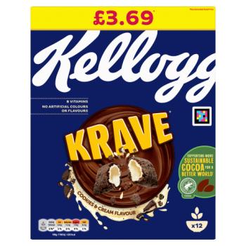 Kellogg's Krave Cookies & Cream 375g