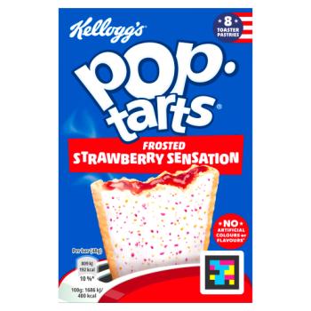 Kellogg's Pop Tarts Frosted Strawberry Sensation 8 × 48g (384g)