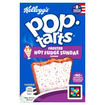 Kellogg's Pop Tarts Frosted Hot Fudge Sundae Flavour 8 x 48g (384g)
