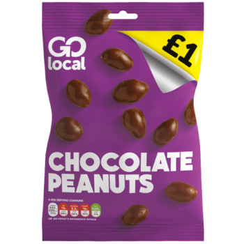 Go Local Chocolate Peanuts 130g PM £1