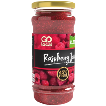 Go Local Raspberry Jam 500g PM £1.39 