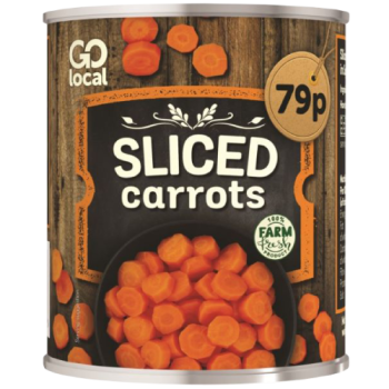 Go Local Sliced Carrots 300g PM 79p 