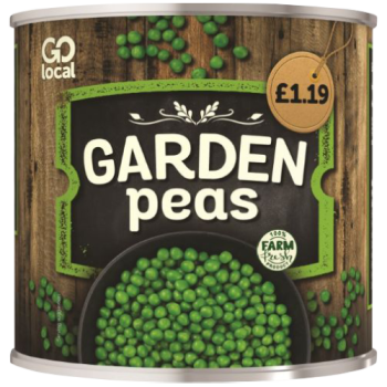 Go Local Garden Peas 560g PM £1.19 