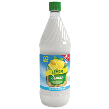 Go Local Lemon Squash No Added Sugar 1L PM £1