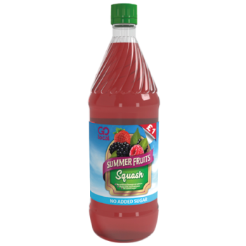 Go Local Summer Fruits Squash No Added Sugar 1L PM £1