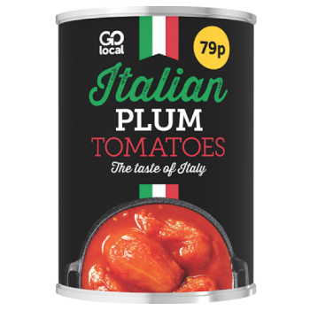 Go Local Italian Plum Tomatoes 400g PM 79p