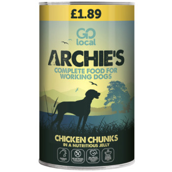Go Local Archie's Complete Food for Working Dogs Chicken Chunks in Jelly 1.2kg PM £1.89