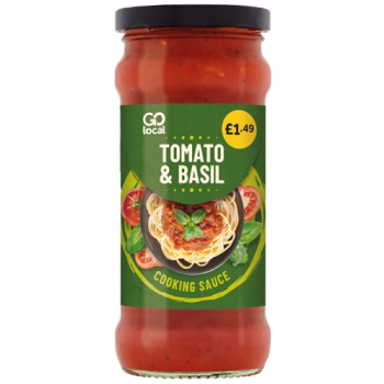 Go Local Tomato & Basil Cooking Sauce 350g PM £1.49 