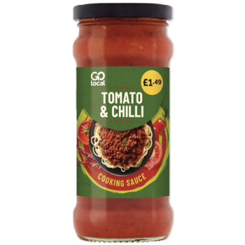 Go Local Tomato & Chilli Cooking Sauce 350g PM £1.49