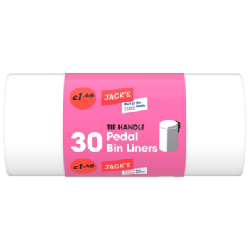 Jack's 30 Tie Handle Pedal Bin Liners